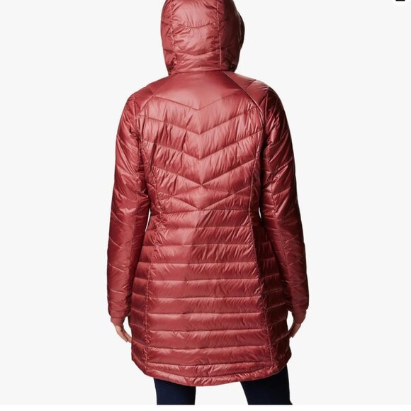 NWT *Columbia* Joy Peak Mid Hooded Parka | Beetroot Red | XS | Omni Heat Warmth - Picture 5 of 12